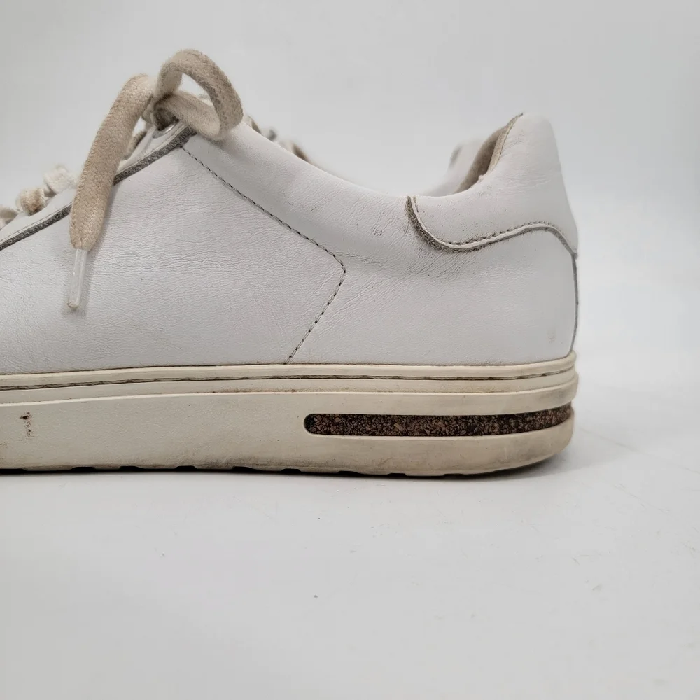 Birkenstock Bend Low Sneakers Size EU 39 White Leather Tennis Shoes